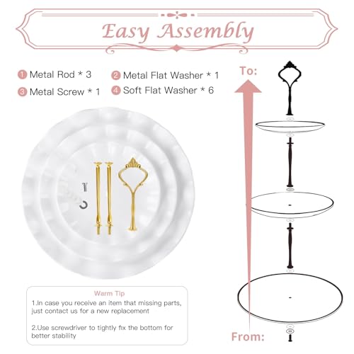 5 Pcs Dessert Table Display Set