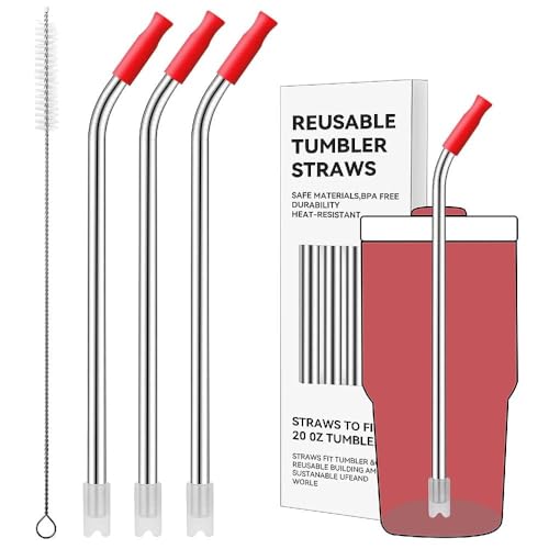 Bent Metal Straws for Stanley 20oz