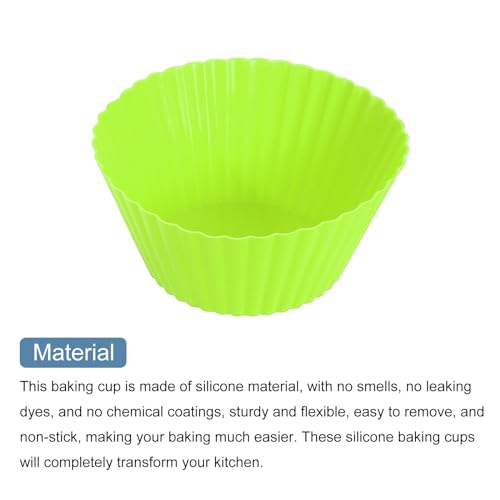 42Pcs Silicone Cupcake Liners (42 Count)
