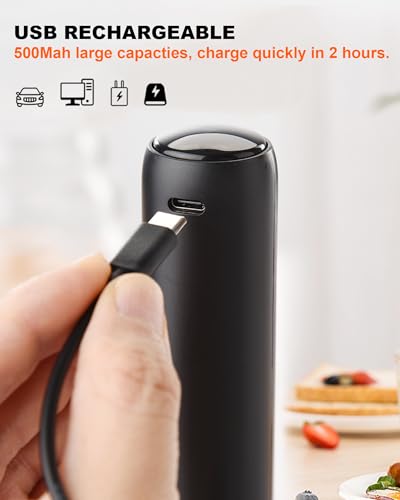 Electric Milk Frother Handheld Foam Maker