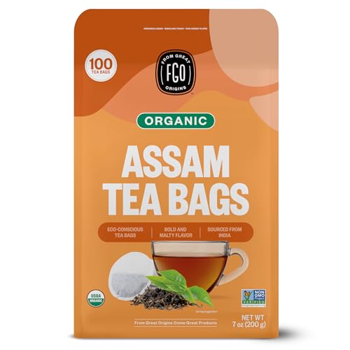 Organic Assam Tea (100 Count)
