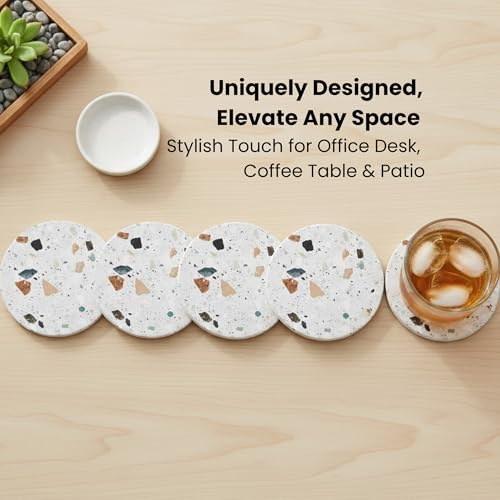Terrazzo Coasters Set of 6 (6 Count)