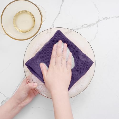 100% Cotton Waffle Weave Kitchen Dish Cloths 8 (8 Count)