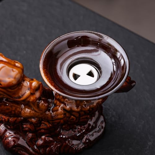 Ceramic Teapot with Infuser Chinese Gongfu Tea Set with 8 Cups