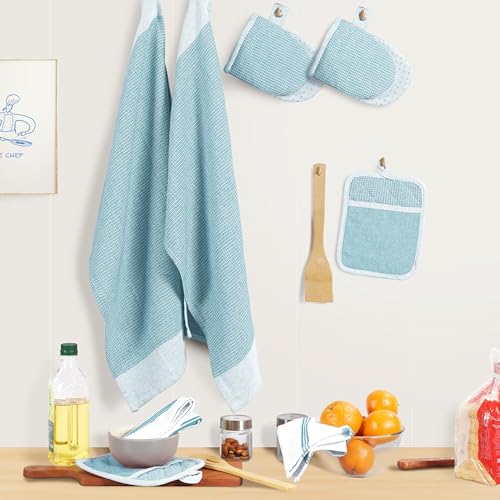 Oven Mitts and Pot Holders Sets (8 Count)