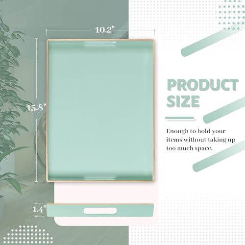 Mint Green Decorative Tray for Ottoman