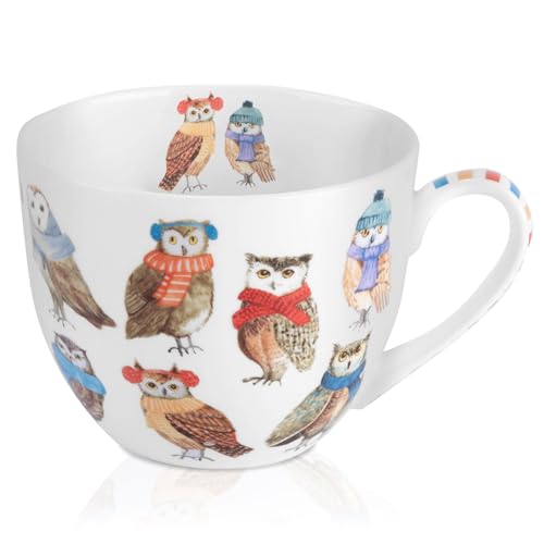 Cute Autumn Owls Coffee Mug