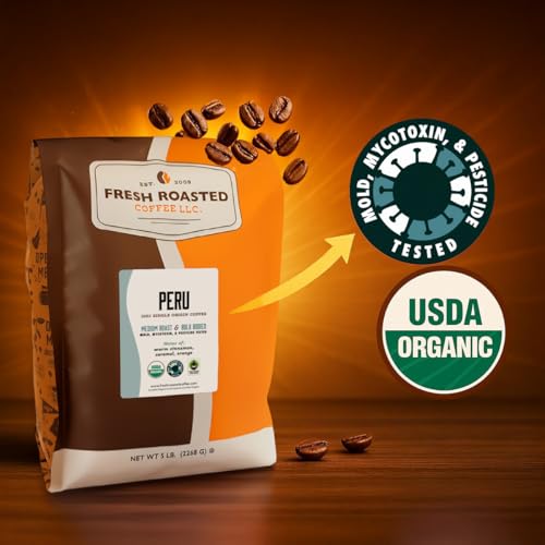 Organic Peru Whole Bean Coffee (12 Ounce)