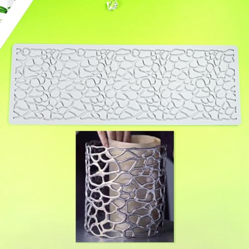 Hollow Out Irregular Pattern Lace Cake Border Cake Decorating Tool Fondant Mould Mat DIY Silicone Sugar Craft Cake Lace Mold