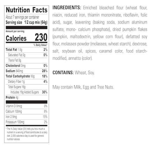 Baking Mix Pumpkin Spice Complete Pancake Mix (64 Ounce)