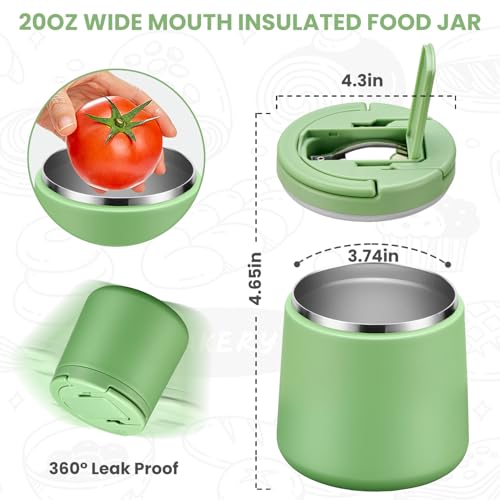 20oz Vacuum Insulated Soup Thermo for Hot Food