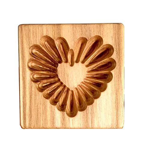 Wooden Cookie Biscuit Mold