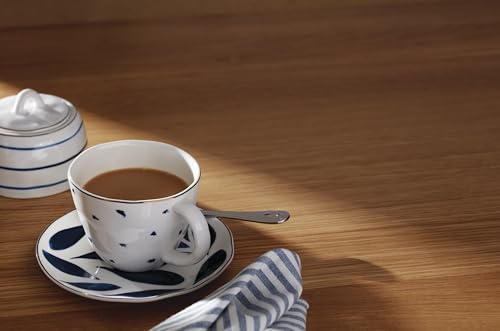 Blue Bay 4 Piece Teacup & Saucer Set (4 Count)