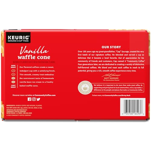 Vanilla Waffle Cone 60 Count Coffee Pods