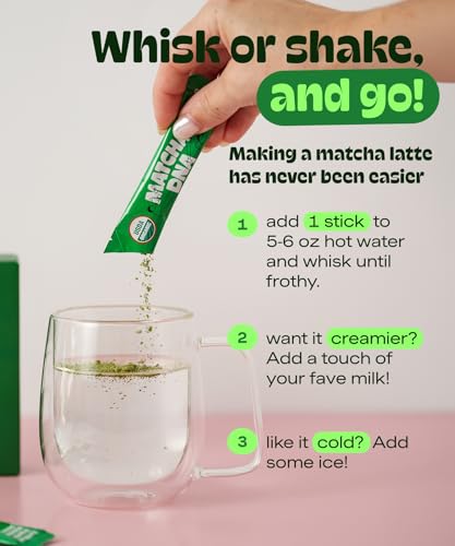 Certified Organic Matcha Powder Sticks