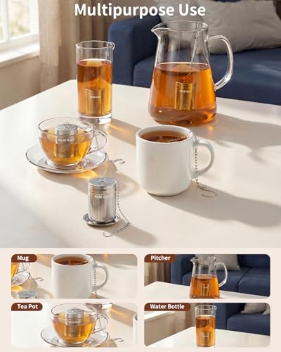 Tea Infusers Extra Fine Mesh Tea Strainers for Loose Tea
