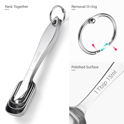 Narrow Square Measuring Spoons