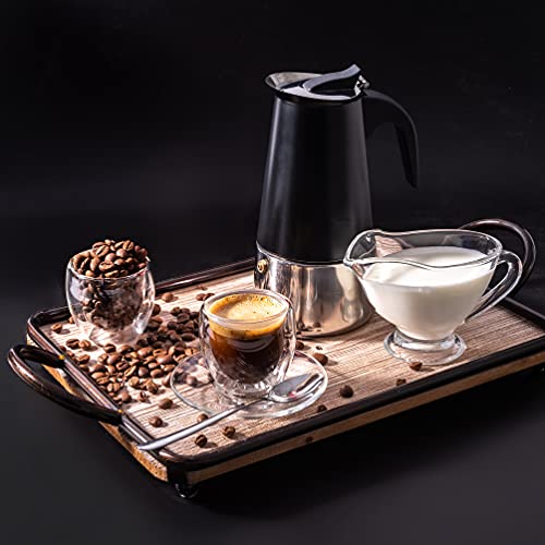 6 Cup Greca Moka Pot (6 Espresso Cups)