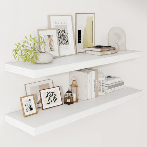 Deep Floating Shelves 40x12” Set of 2 (2 Count)