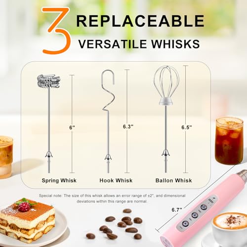 Handheld Milk Frother Wand for Coffee