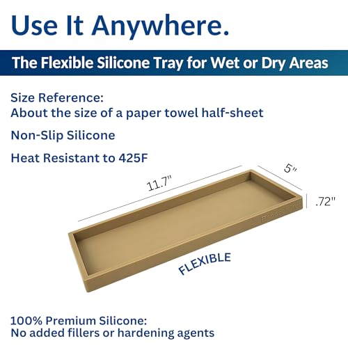 Silicone Countertop & Vanity Tray