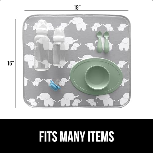 Ultra Absorbent Microfiber Dish Drying Mat
