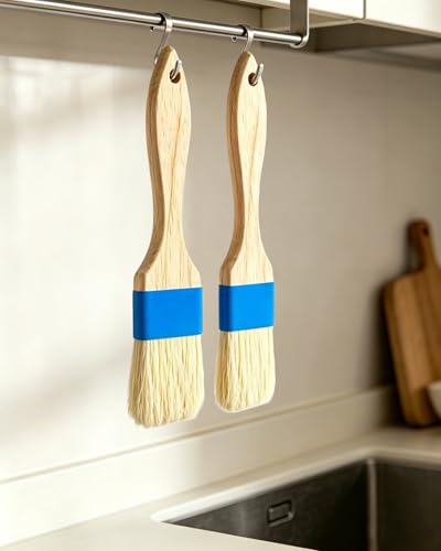 Natural Boar Bristle Pastry Brush (3 Count)