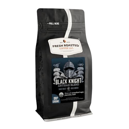Organic Black Knight Drip Ground Coffee (12 Ounce)