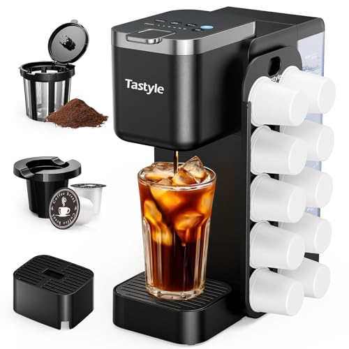 Hot & Iced Coffee Maker with Magnetic K
