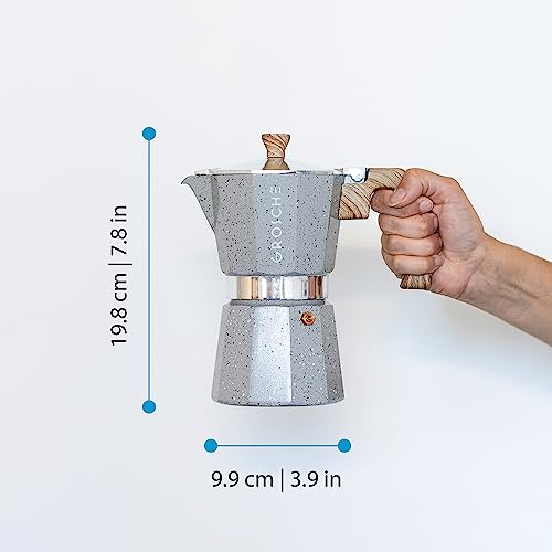 Milano Stovetop Espresso Maker Moka Pot 6 espresso Cup