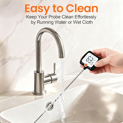 10 Inch Long Digital Candy Thermometer with Pot Clip