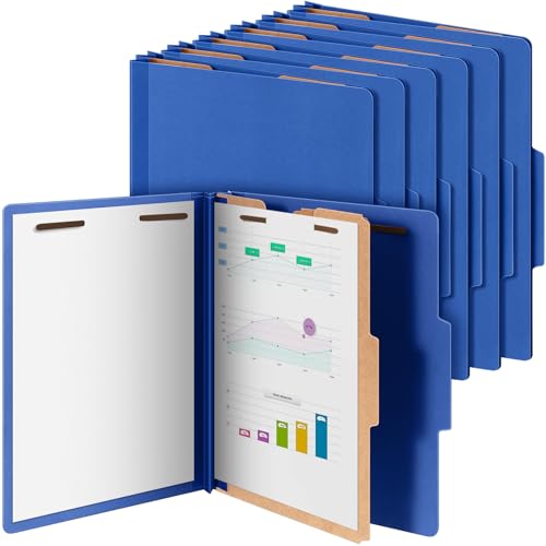 12 Pcs Classification Folder Letter Size (12 Count)