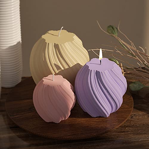 3 Pack Wave Candle Molds