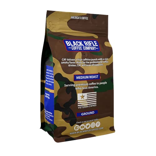 Black Rifle Coffee Medium Roast Ground Coffee CAF 12 oz (12 Ounce)