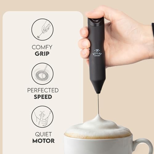 Powerful Frother Wand AA Batteries Included