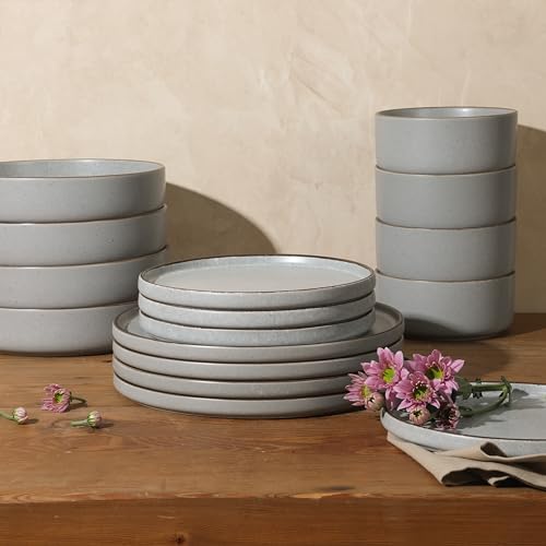 Gelston Stoneware Matte Reactive Glaze 16 Piece