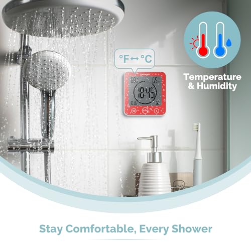 Shower Clock Waterproof Bathroom Timer
