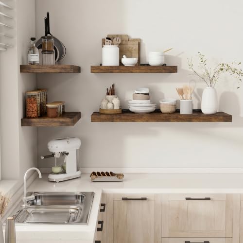 Deep Floating Shelves 48x12” Set of 2 (2 Count)