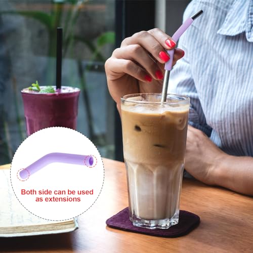 6Pcs Metal Straw Silicone Tips 5