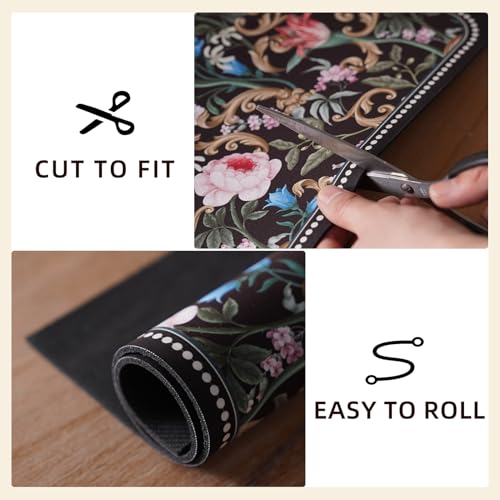 Floral Dish Drying Mat for Kitchen Counter