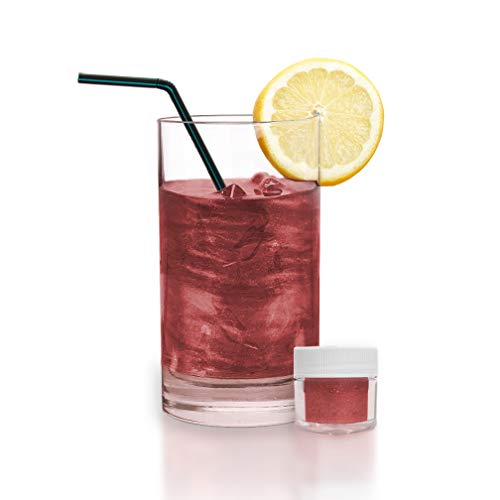 Maroon Red BREW GLITTER Edible Glitter For Drinks
