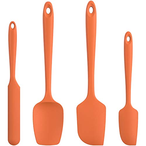 Silicone Spatula Set with 600 Degrees Fahrenheit Heat Resistant