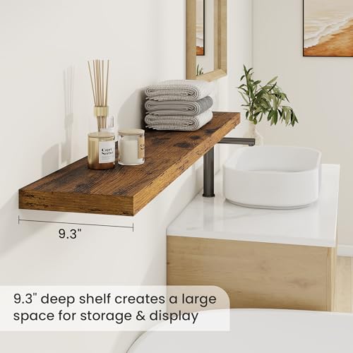 55 Inch Fireplace Mantel Shelf (2 Count)