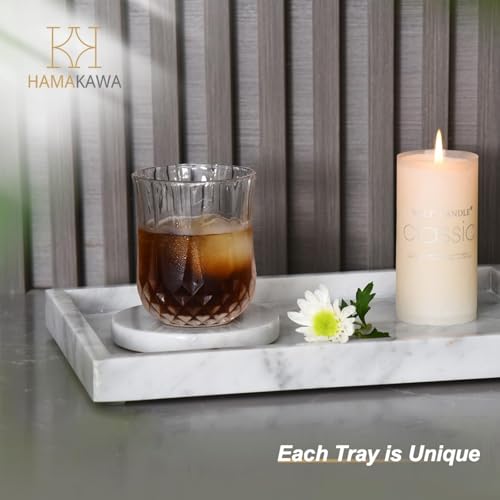 Italian White Marble Vanity Tray