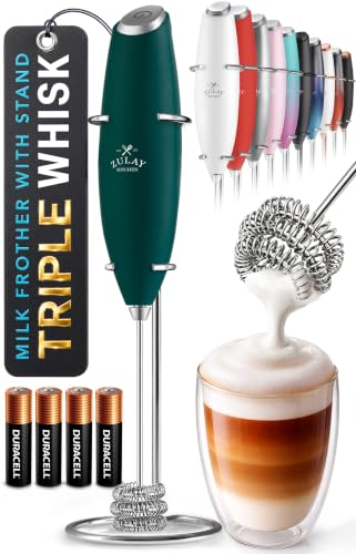 Powerful Milk Frother Wand With Duracell Batteries