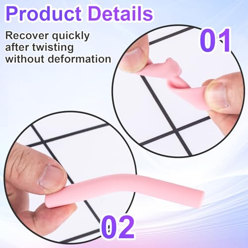 6Pcs Metal Straw Silicone Tips 5