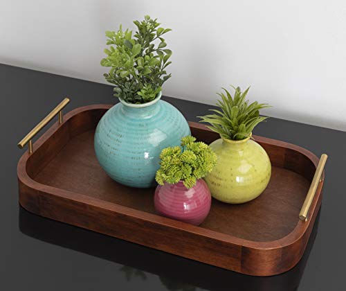 Lipton Mid Century Rectangle Wood Tray