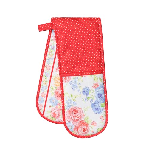 Double Oven Mitts 100% Cotton Double Oven Glove