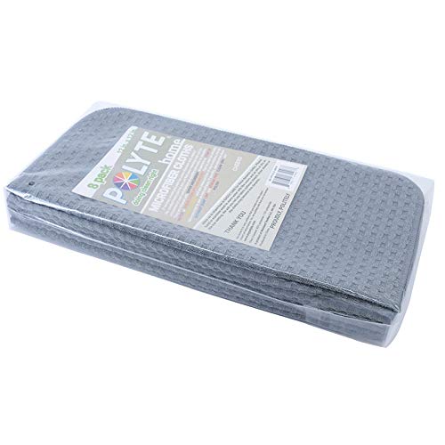 380 GSM Microfiber Waffle Kitchen Dish Cloth (8 Count)