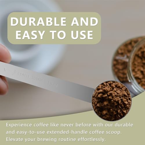 Extra Long Handle Coffee Scoop Set (2 Count)